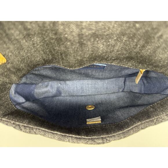 Chanel Funky Town Flap CC Embossed Quilted Denim Medium Women's Bag - Picture 8 of 14